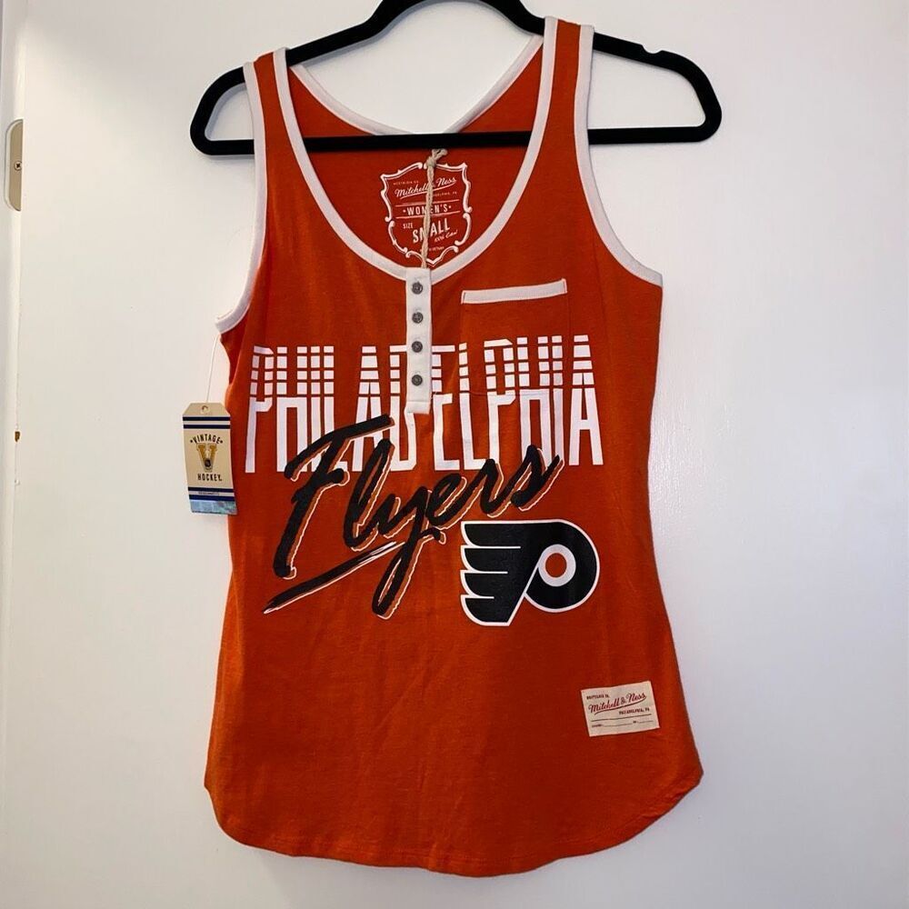Mitchell & Ness NHL Philadelphia Flyers Ladies Tank Top Size Small NWT
